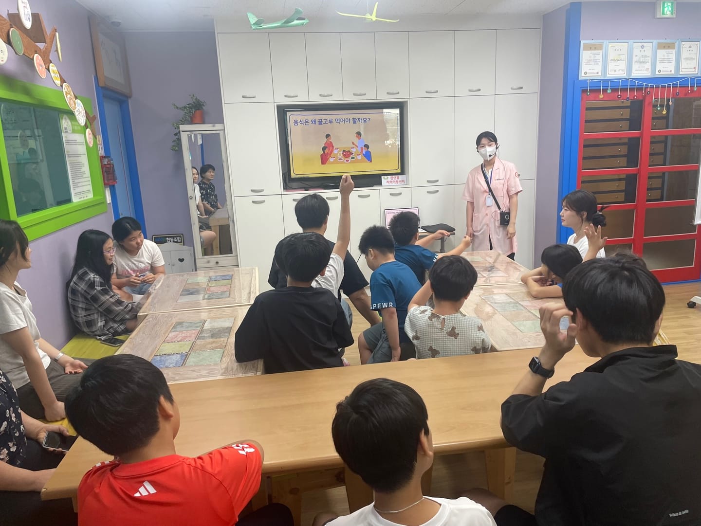 완산골 지역 아동센터 식품영양교육을 실시하다