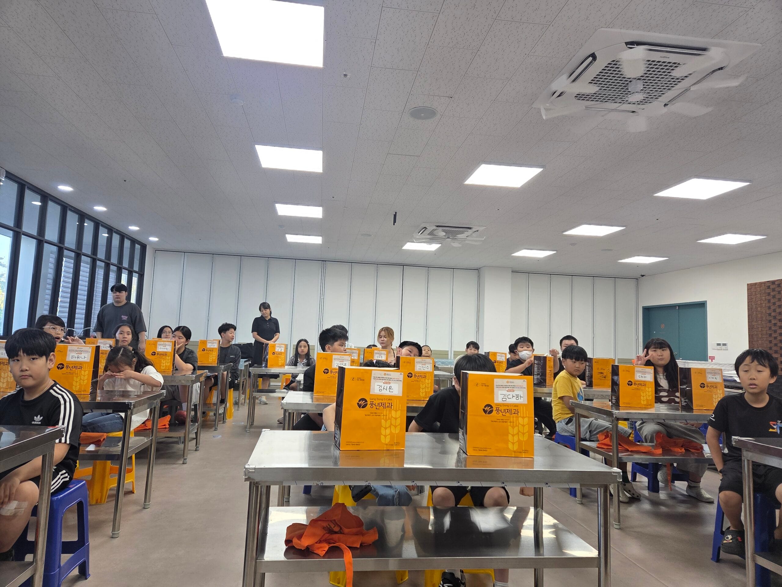 완산골 풍년제과 초코파이 만들기 체험하다.
